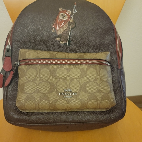 coach charlie backpack oxblood Coach star wars charlie backpack ewok oxblood